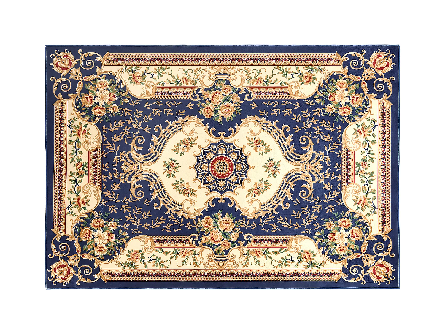 Tapis GAZIANTEP Bleu foncé 140 x 200 cm