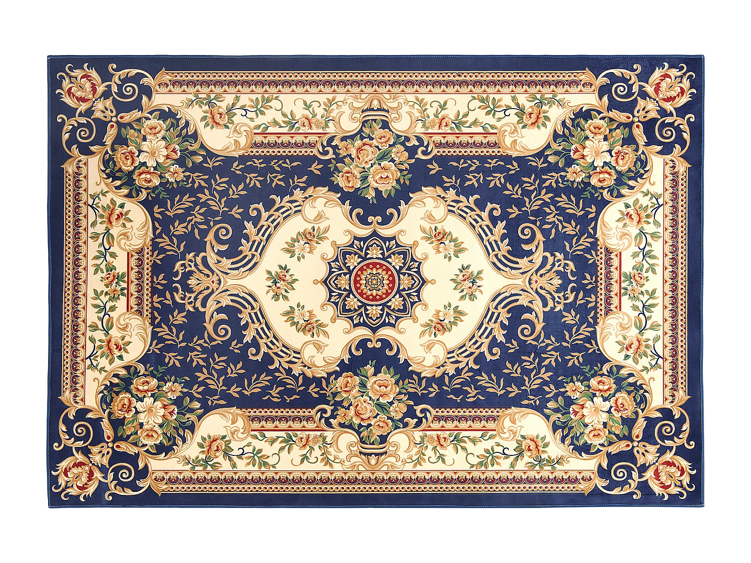 Tapis GAZIANTEP Bleu foncé 140 x 200 cm