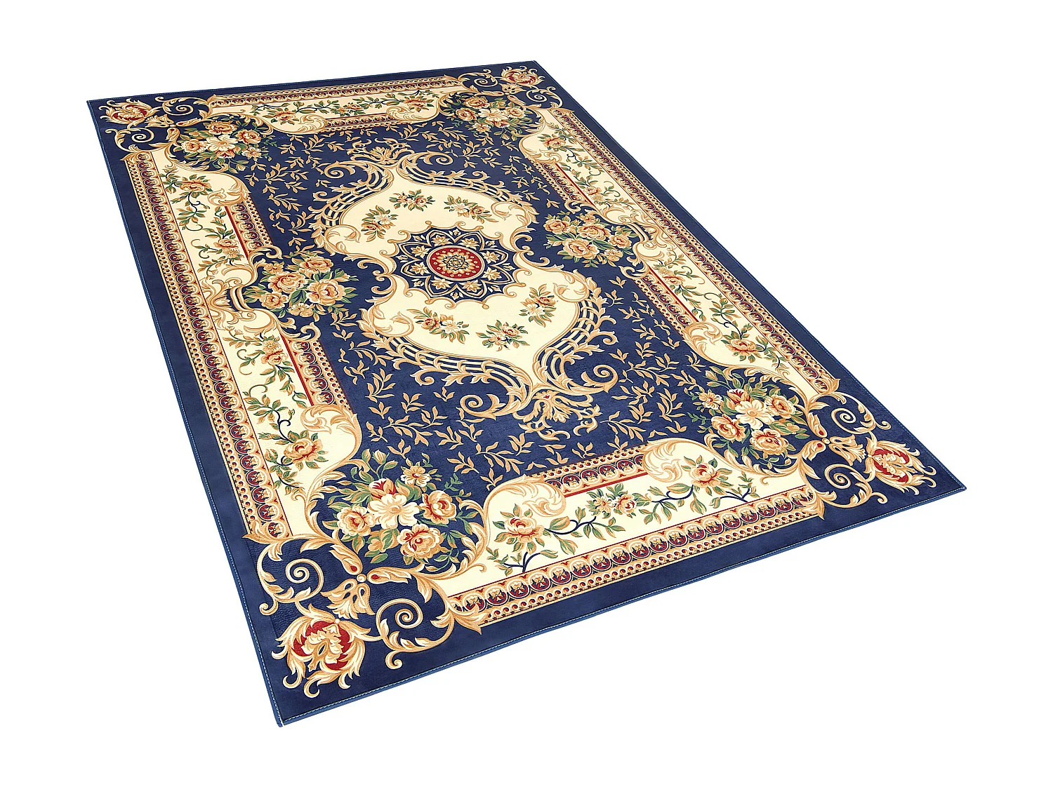Tapis GAZIANTEP Bleu foncé 140 x 200 cm