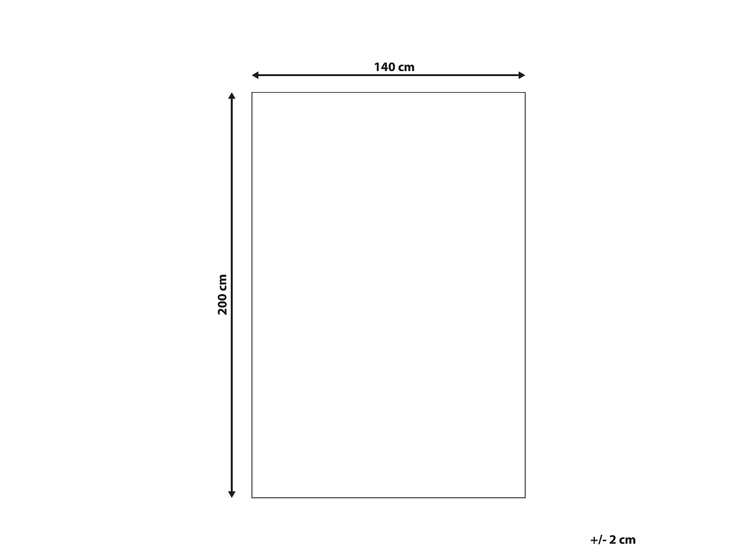 Tapis bleu 140 x 200 cm CIDE