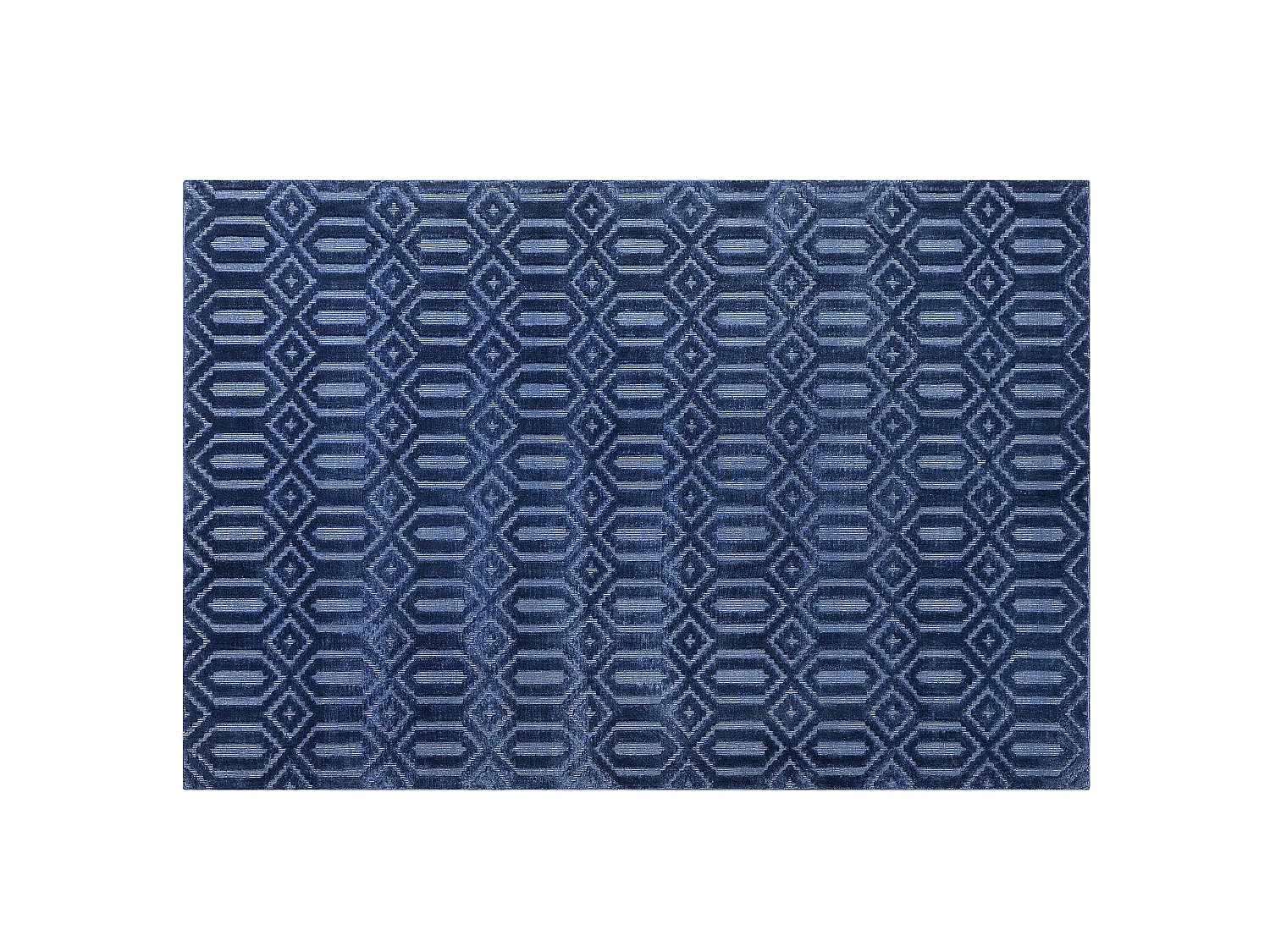 Tappeto blu scuro 140 x 200 cm a pelo corto ADATEPE