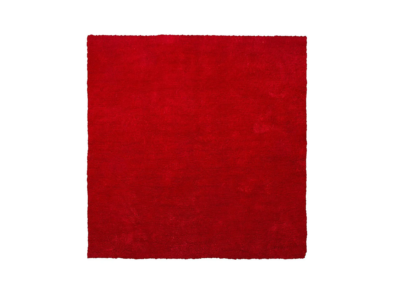 Tapis à poils longs DEMRE Rouge 200 x 200 cm