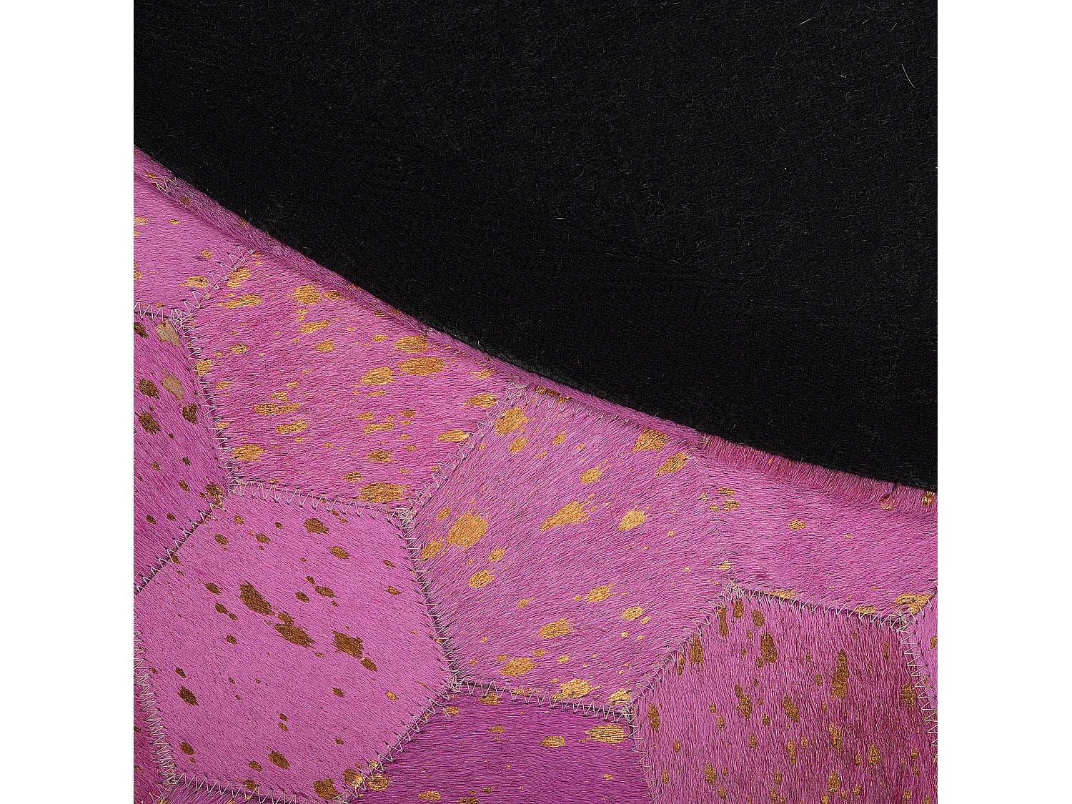 Tapis ZEYTIN Rose ø 140 cm Cuir