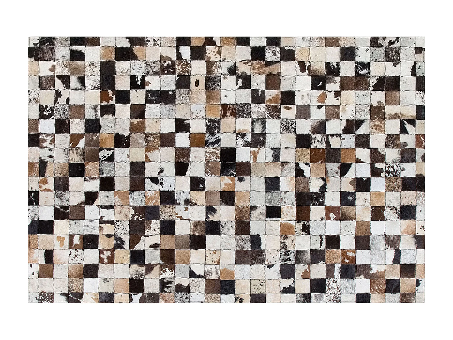 Tapis CERLI Blanc 160 x 230 cm Cuir