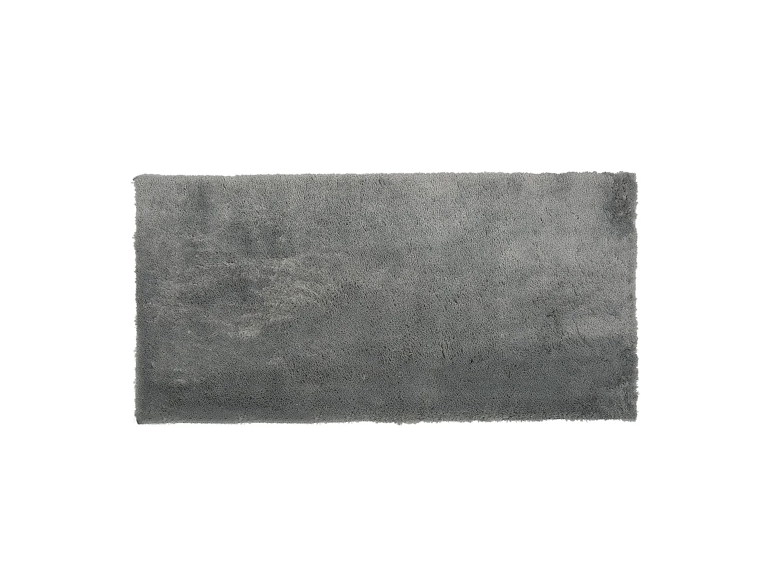 Spektakulärer Shaggy Teppich in rechteckiger Form hellgrau 80x150 cm Evren
