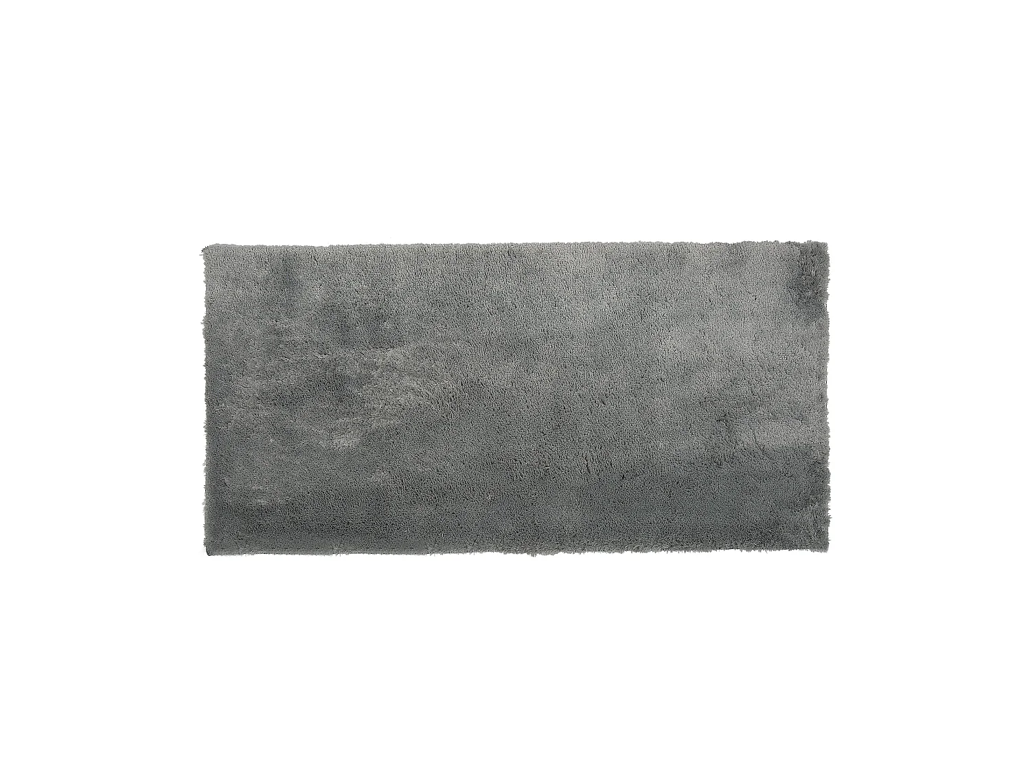 Spektakulärer Shaggy Teppich in rechteckiger Form hellgrau 80x150 cm Evren