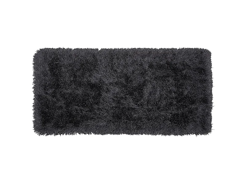 Tapis à poils longs CIDE Noir 80 x 150 cm