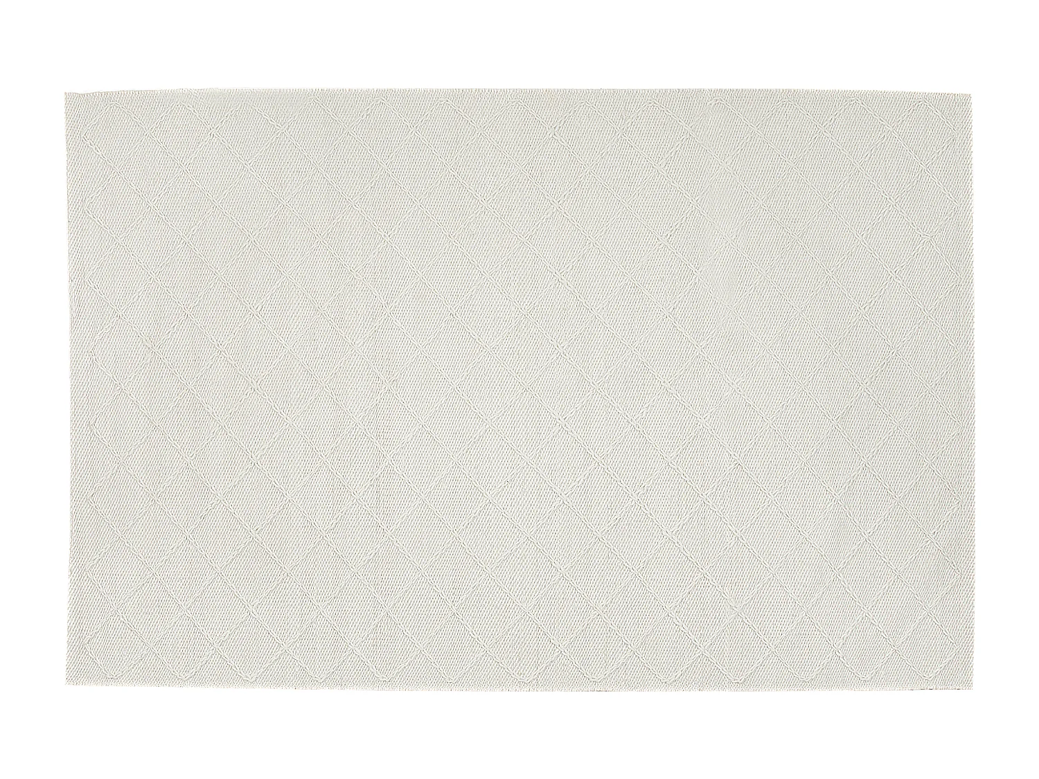 Tapis ELLEK Blanc 140 x 200 cm Laine