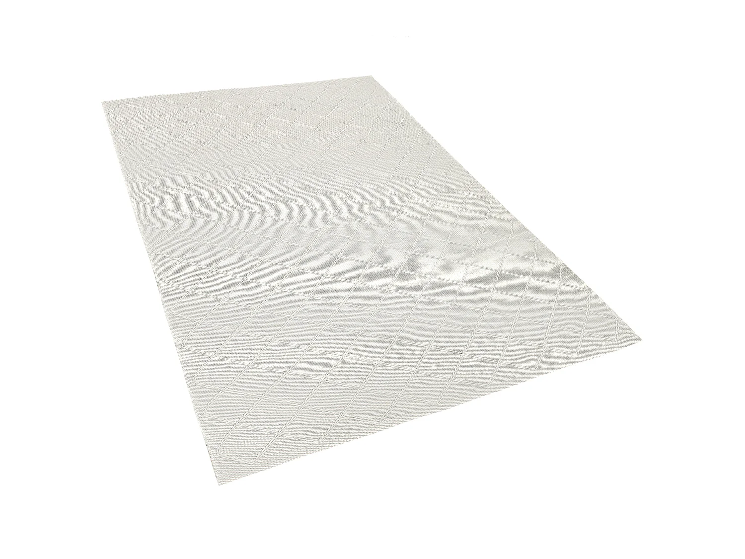 Tapis blanc en laine 140x200 ELLEK