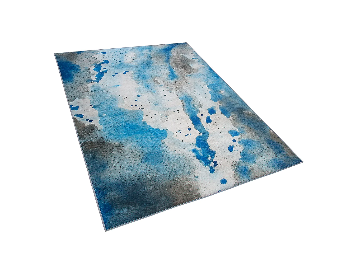 Alfombra azul/gris 160 x 230 cm BOZAT