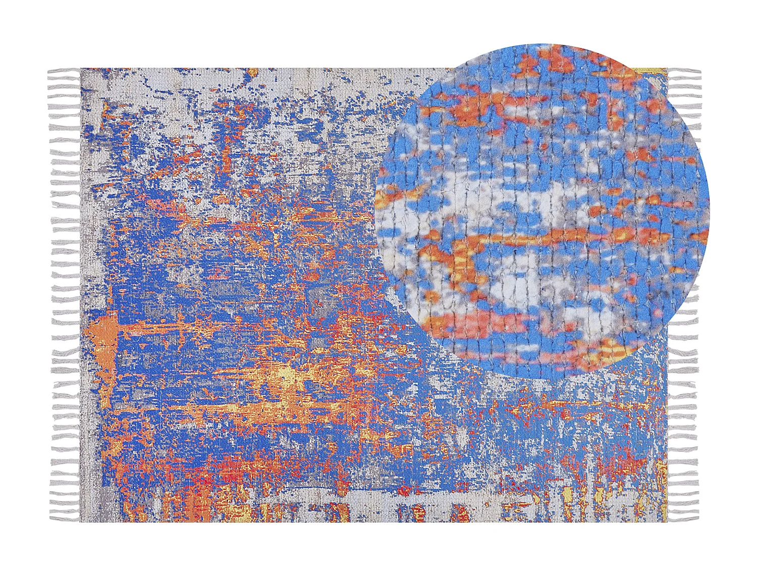 Tappeto a pelo corto multicolore 150 x 230 cm ACARLAR