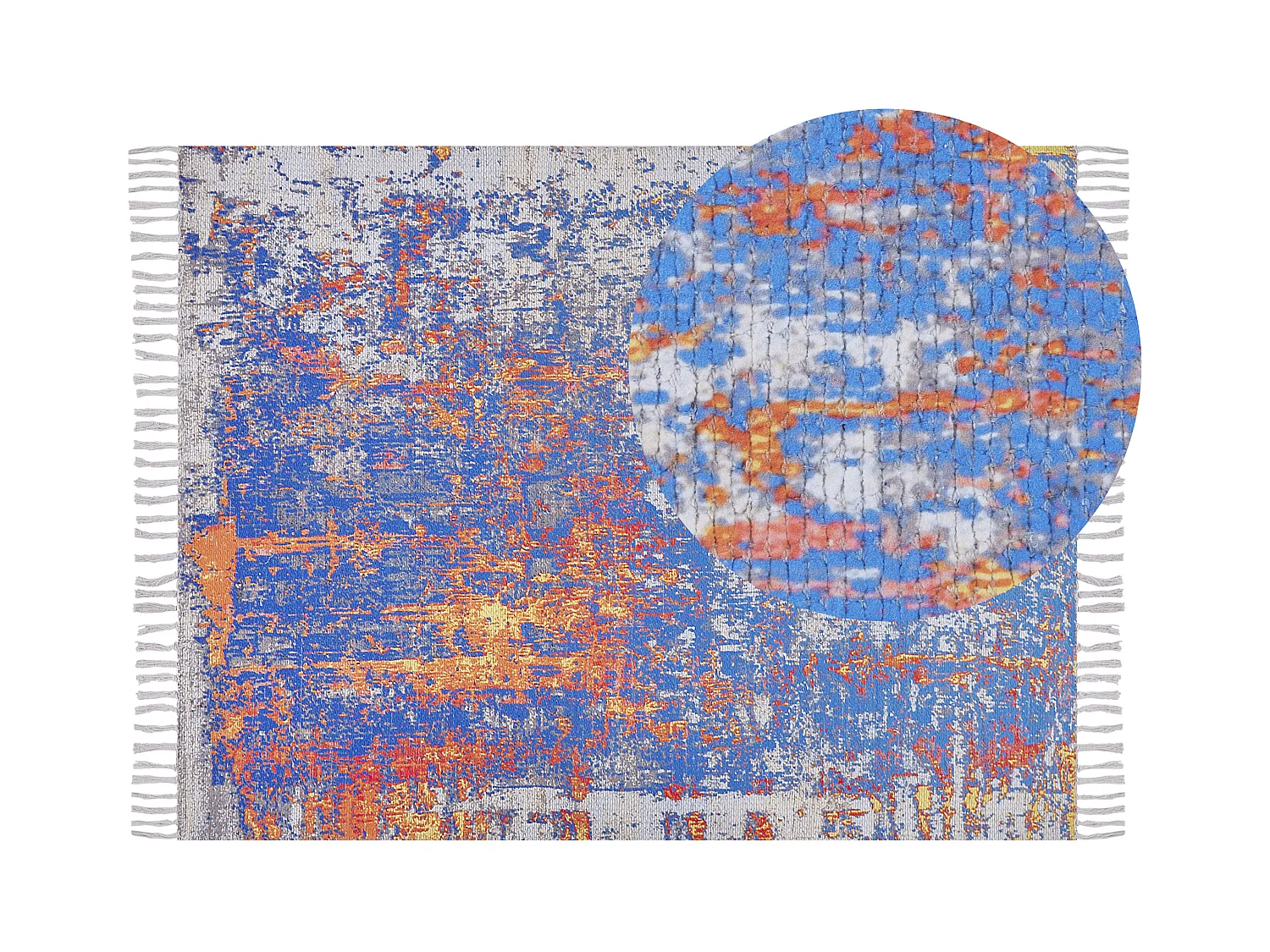 Tappeto a pelo corto multicolore 150 x 230 cm ACARLAR