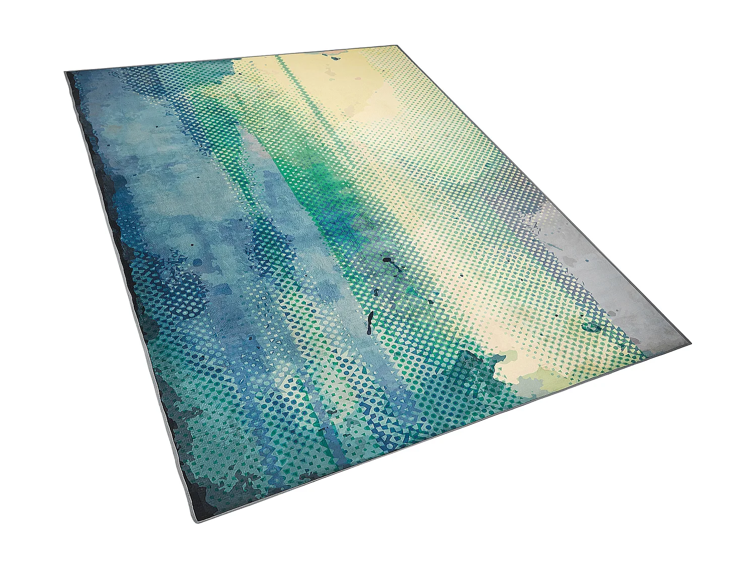 Dywan 140 x 200 cm niebiesko-zielony SUSUZ