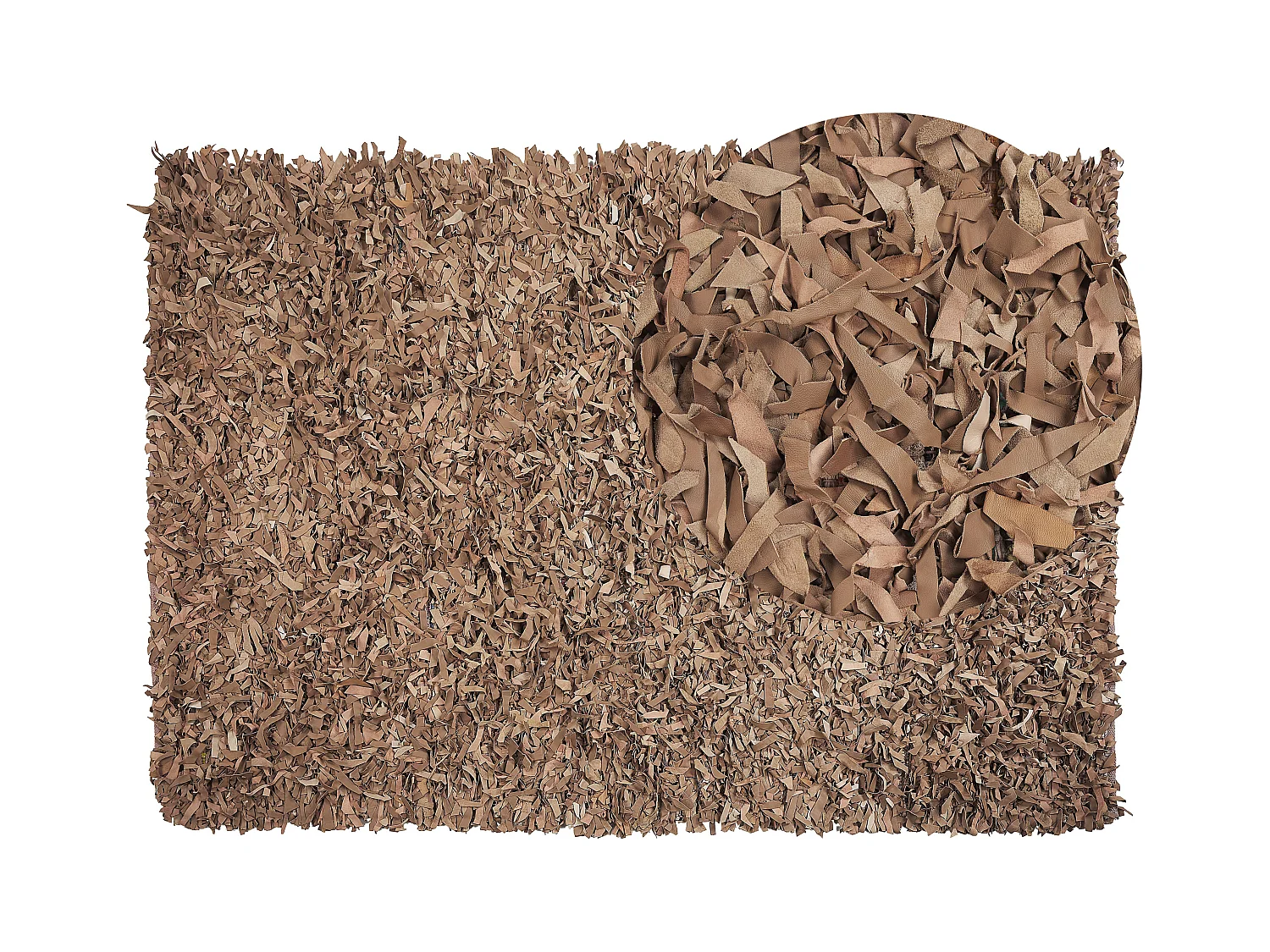 Tapis MUT Beige sable 140 x 200 cm Cuir