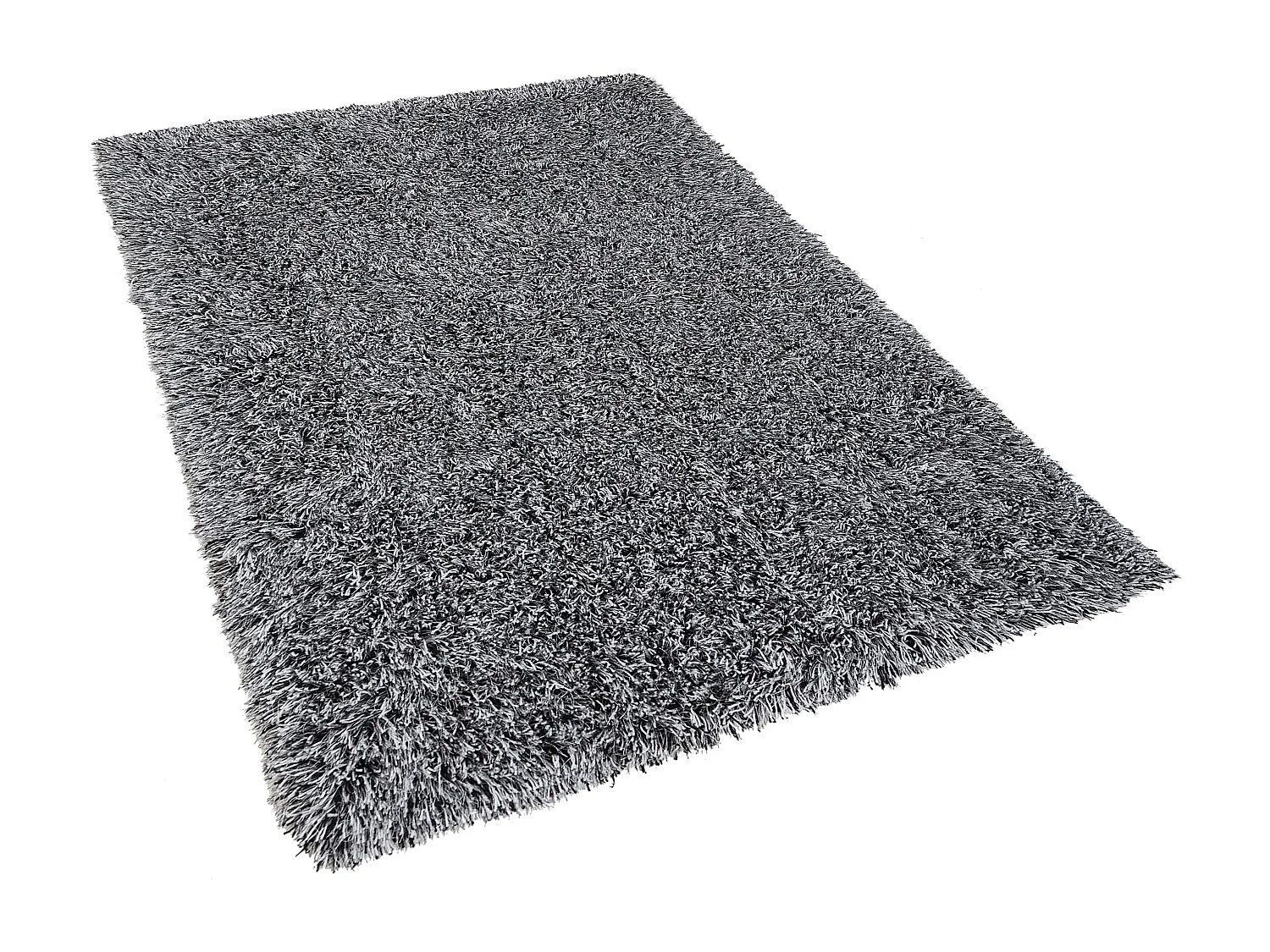 Teppich schwarz-weiss 200 x 300 cm Shaggy CIDE