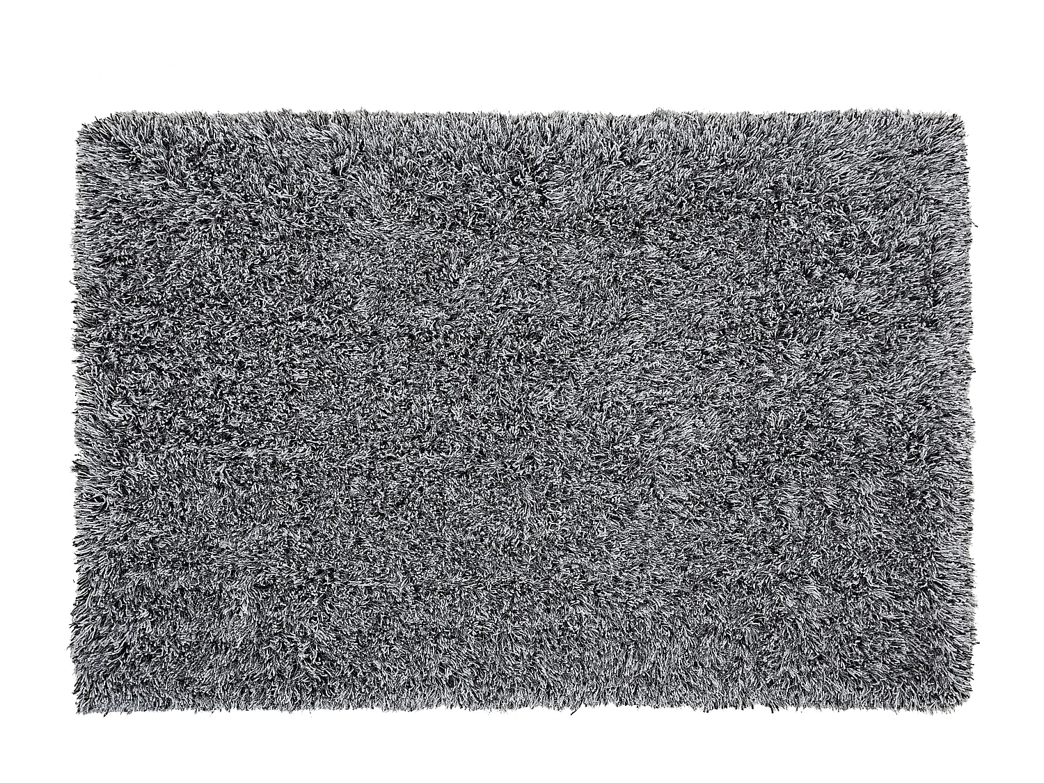 Tapis à poils longs CIDE Noir/blanc 200 x 300 cm