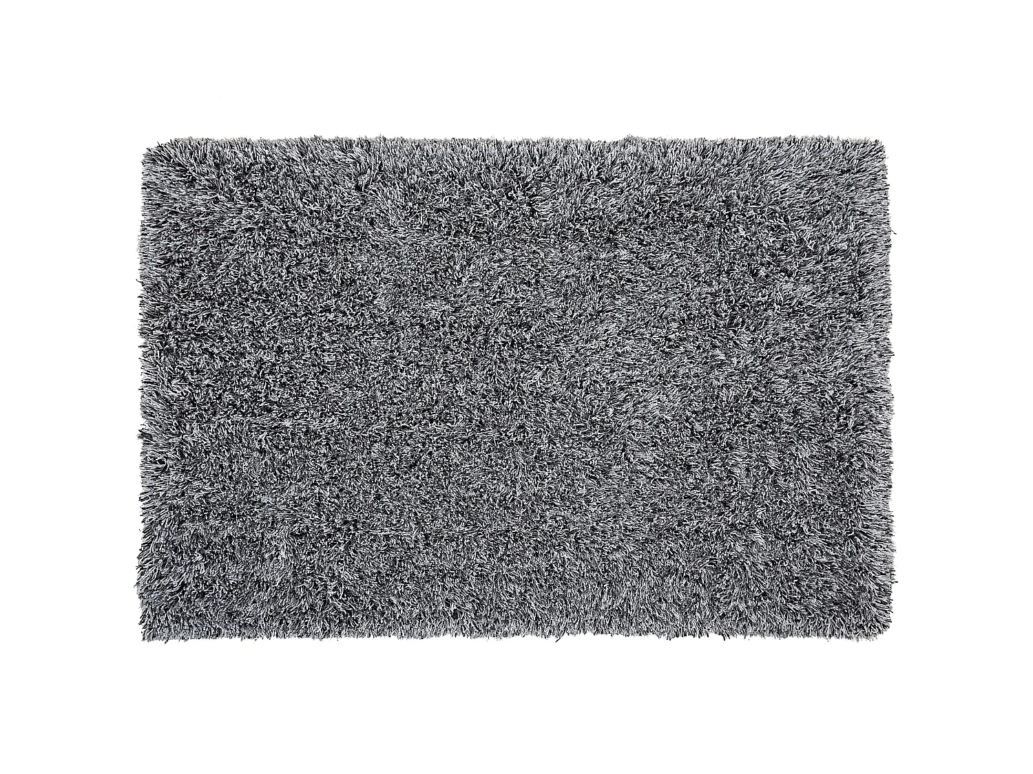 Tapis shaggy noir et blanc 200 x 300 cm CIDE