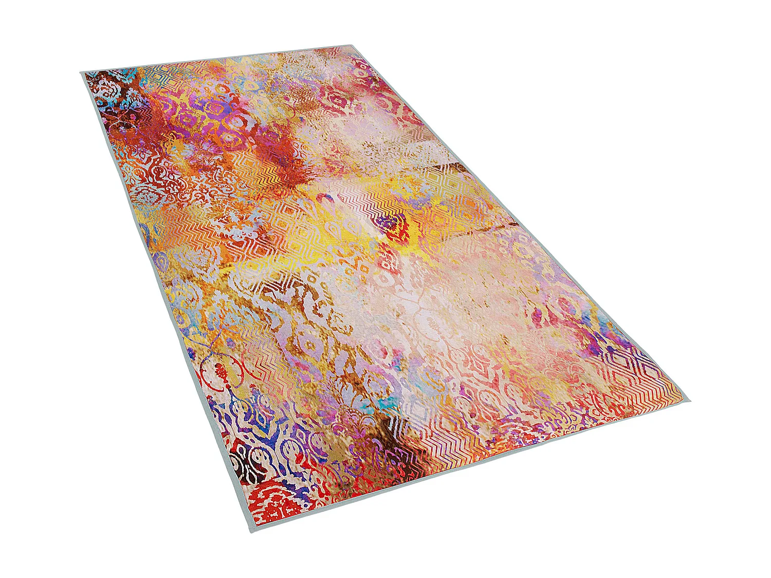 Vloerkleed polyester meerkleurig 80 x 150 cm ISPARTA