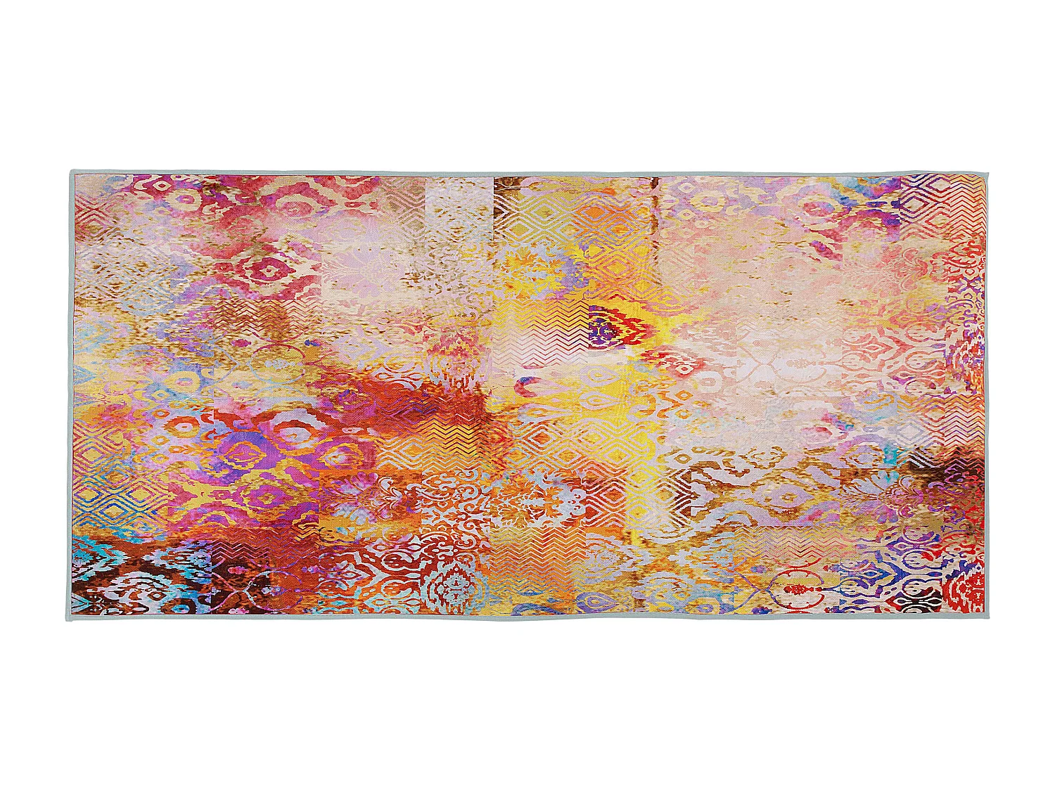 Vloerkleed polyester meerkleurig 80 x 150 cm ISPARTA