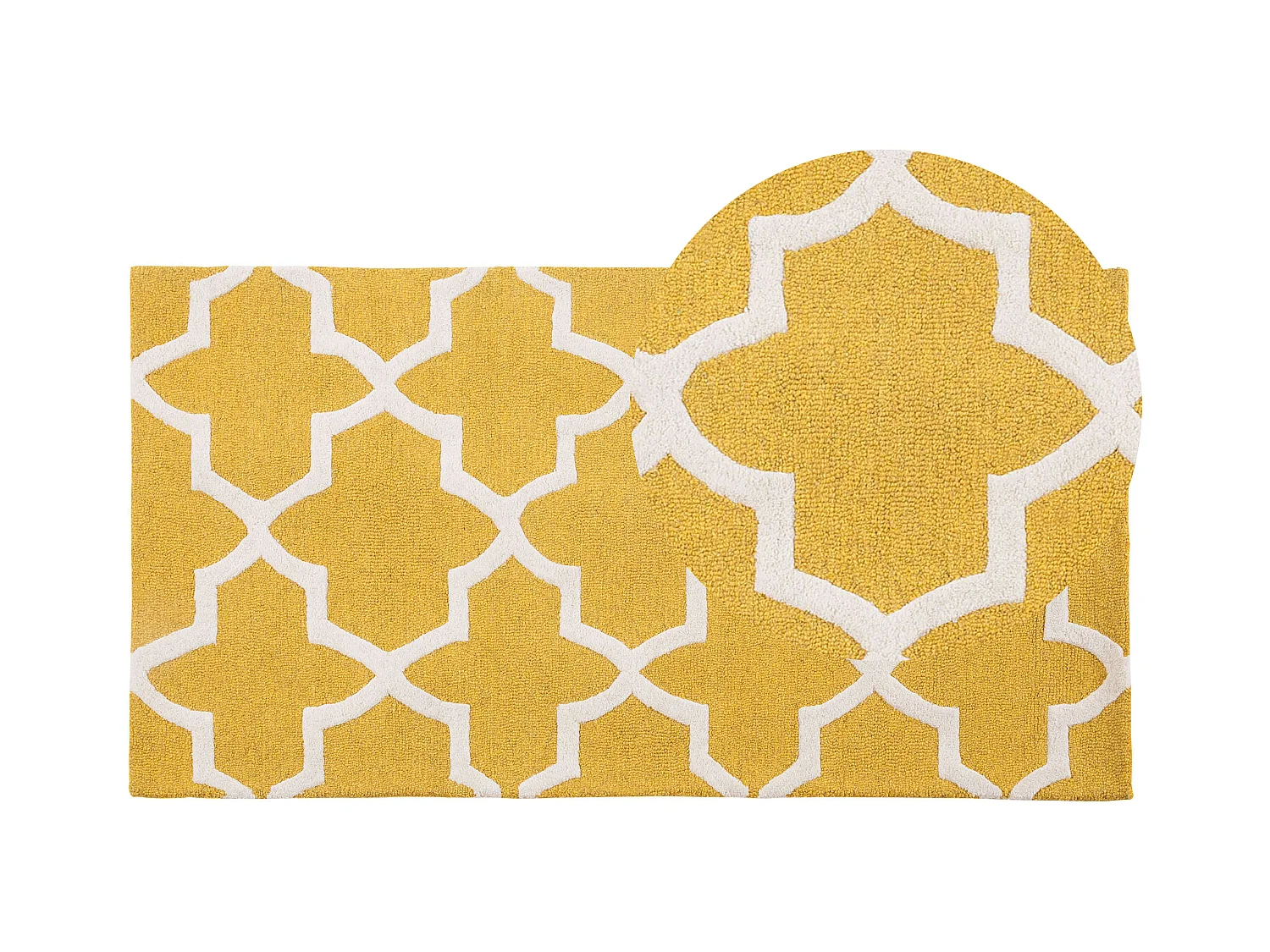 Tapis SILVAN Jaune 80 x 150 cm Laine