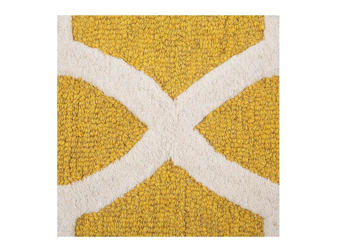 Tapis SILVAN Jaune 80 x 150 cm Laine