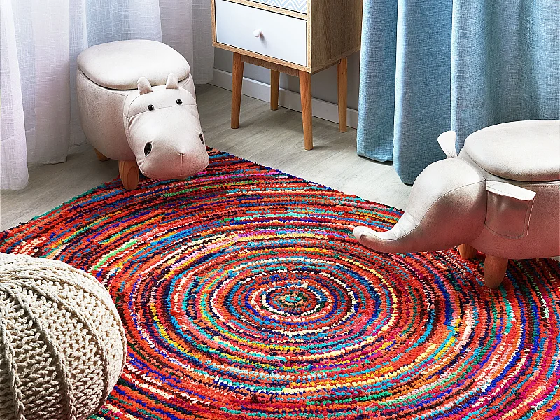 Vloerkleed polyester multicolor 160 x 230 cm MALATYA