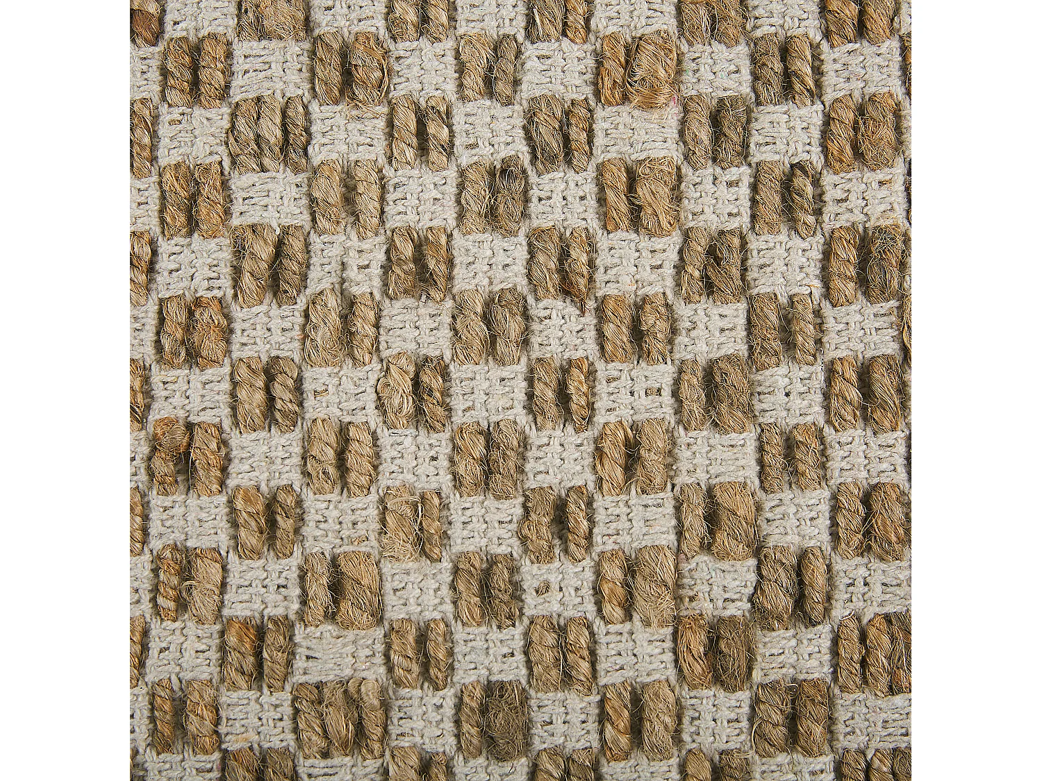 Vloerkleed ZERDALI 50 x 80 cm Jute Beige