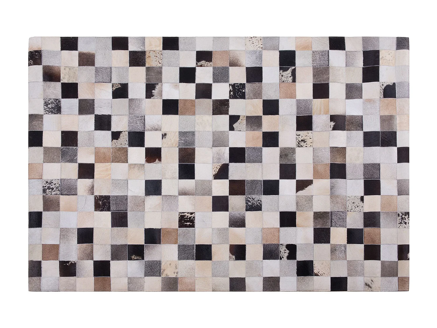 Tapis RIZE 160 x 230 cm Cuir Multicolore