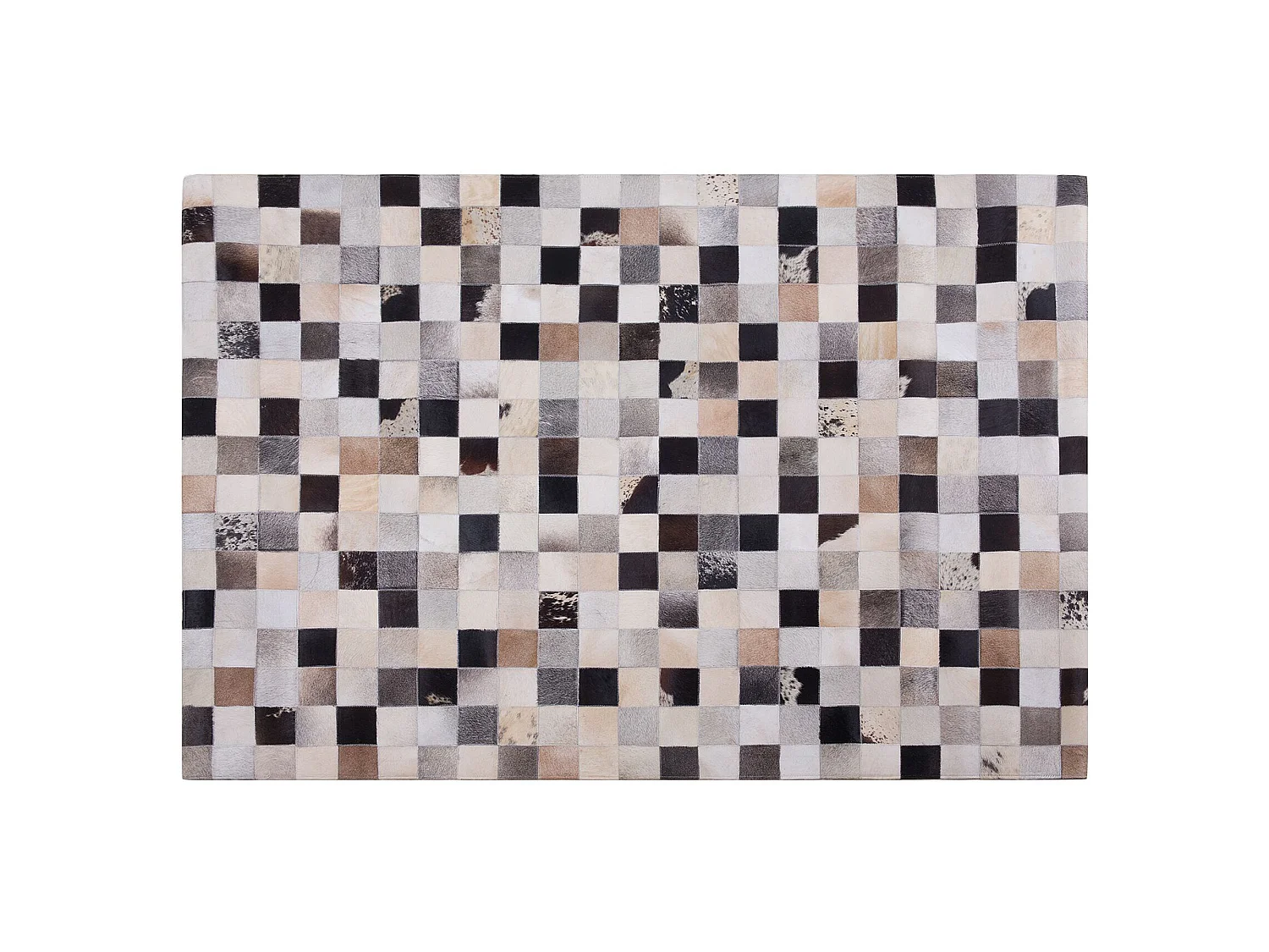 Tapis RIZE 160 x 230 cm Cuir Multicolore