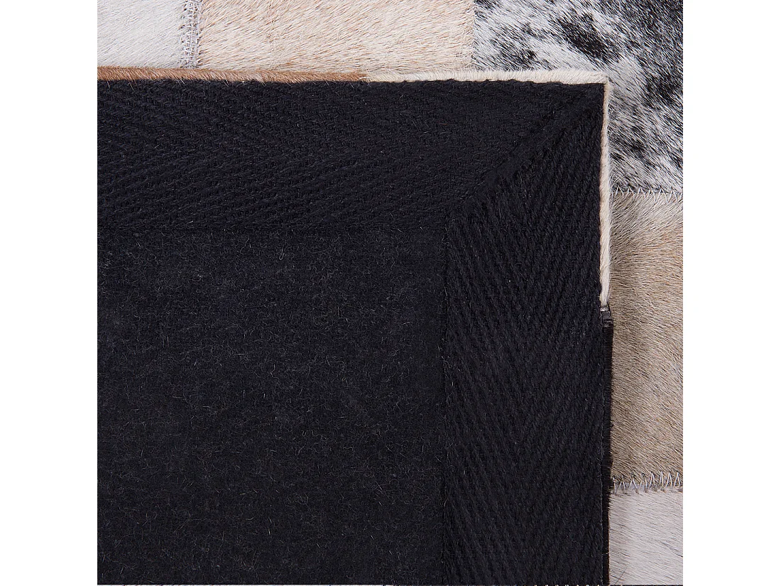Tapis RIZE 160 x 230 cm Cuir Multicolore
