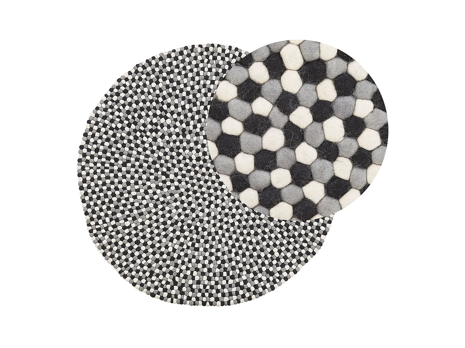 Tapis PENEK Multicolore ø 140 cm Laine