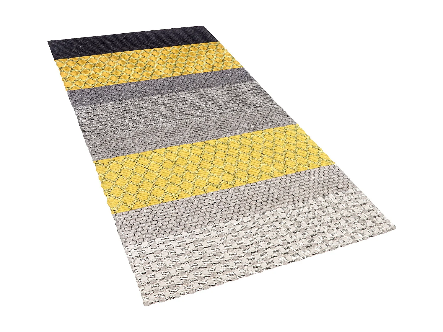 Tapis AKKAYA Jaune 80 x 150 cm Laine