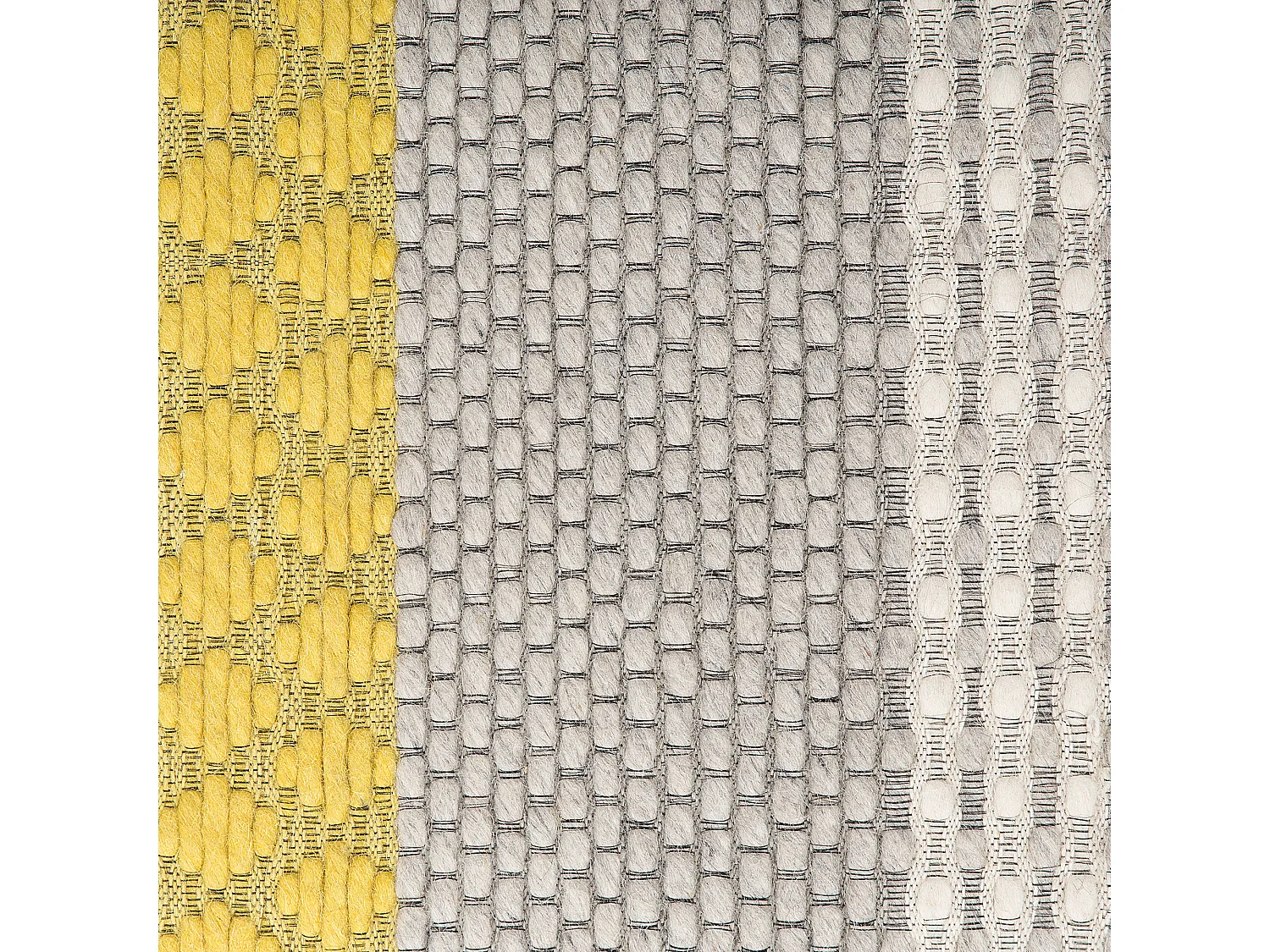 Tapis AKKAYA Jaune 80 x 150 cm Laine