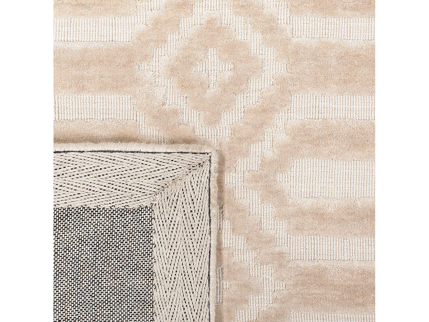 Tapete em viscose creme 140 x 200 cm ADATEPE