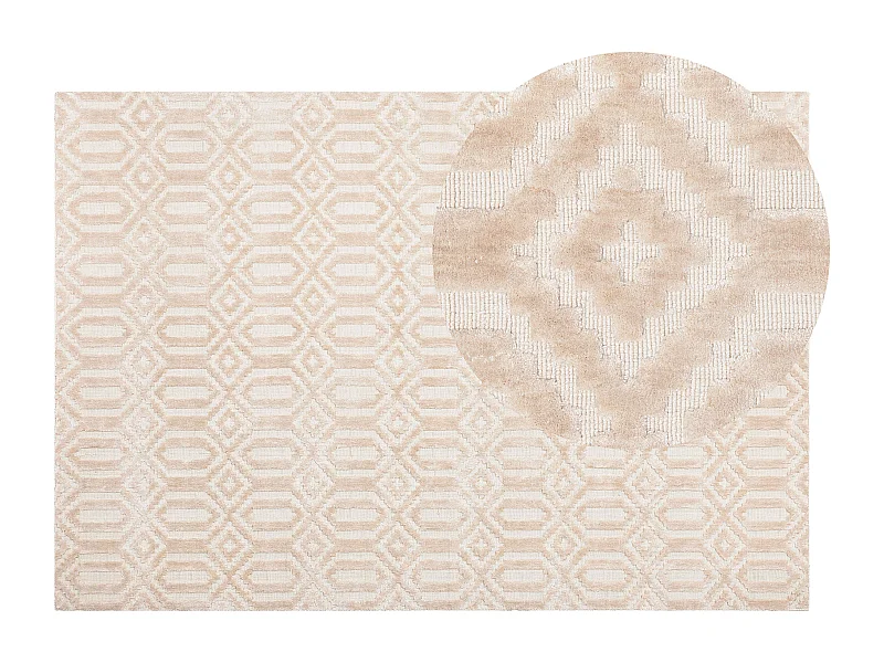 Tapis ADATEPE Beige 140 x 200 cm Soie artificielle