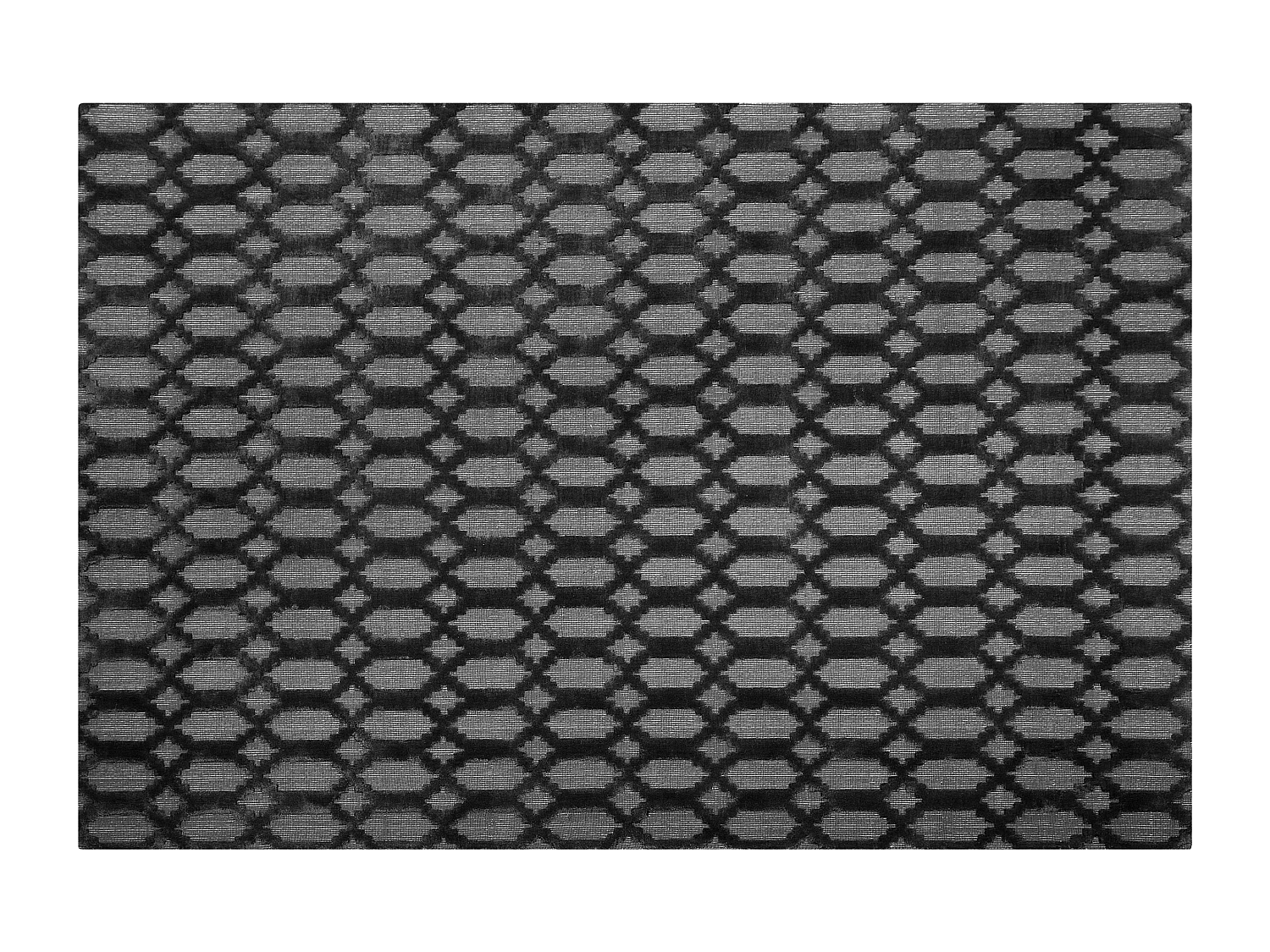 Tappeto grigio scuro 160 x 230 cm a pelo corto CIZRE