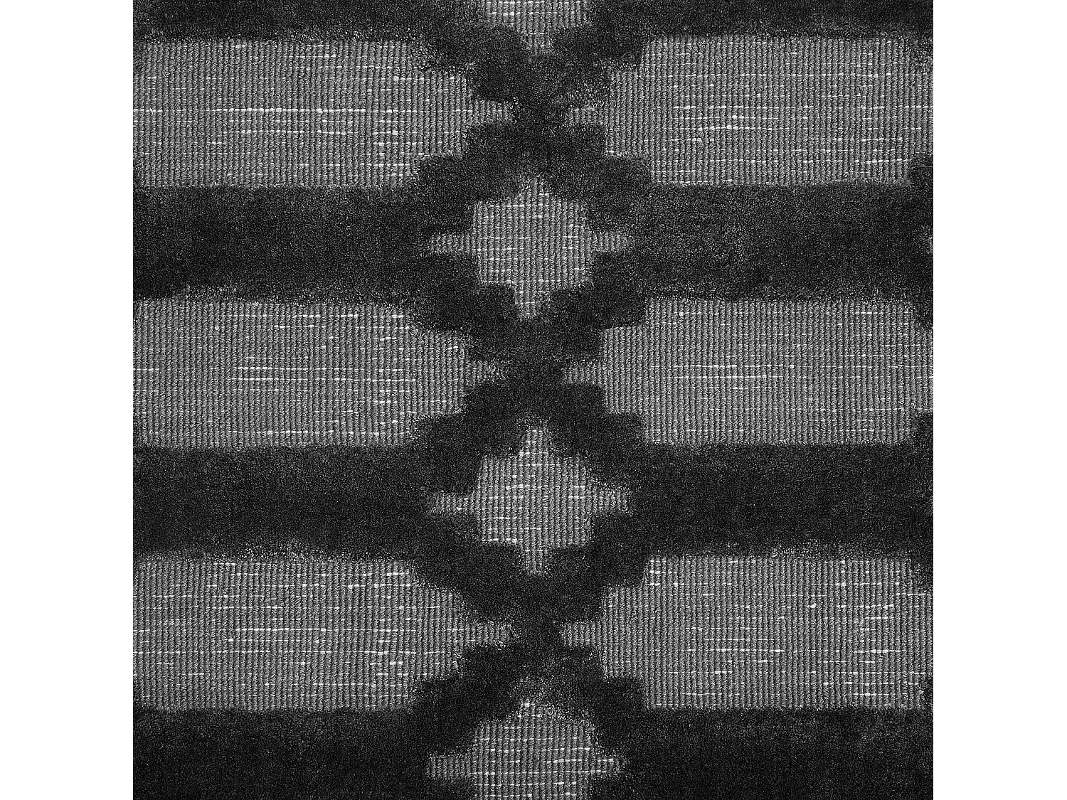 Tappeto grigio scuro 160 x 230 cm a pelo corto CIZRE