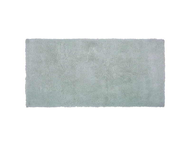 Tapis à poils longs EVREN Vert menthe 80 x 150 cm