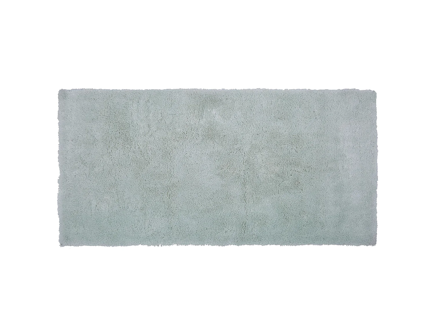 Tapis à poils longs EVREN Vert menthe 80 x 150 cm