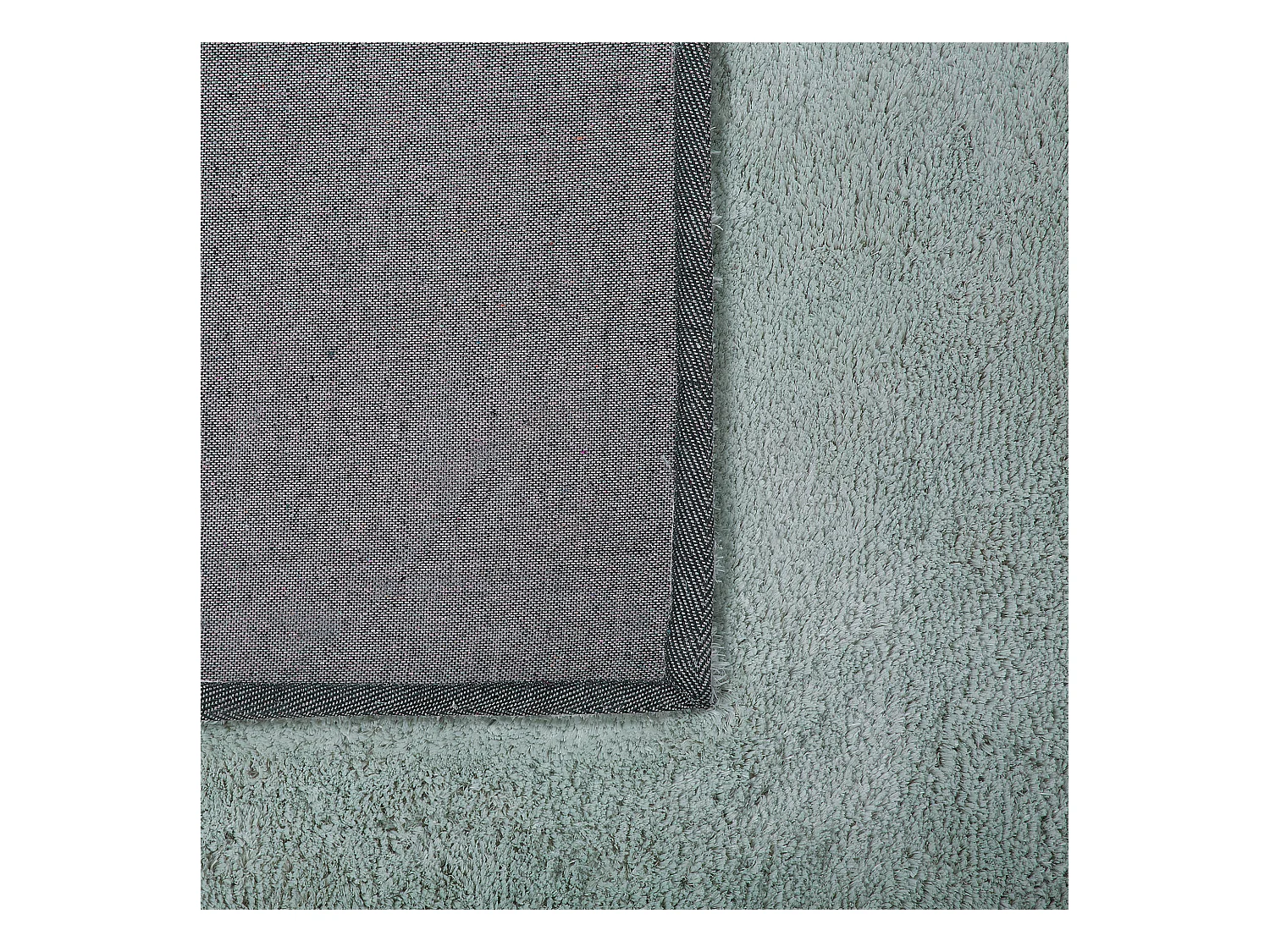 Vloerkleed polyester mintgroen 80 x 150 cm EVREN