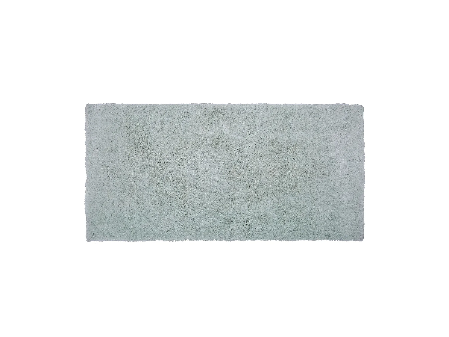 Tapis à poils longs EVREN Vert menthe 80 x 150 cm