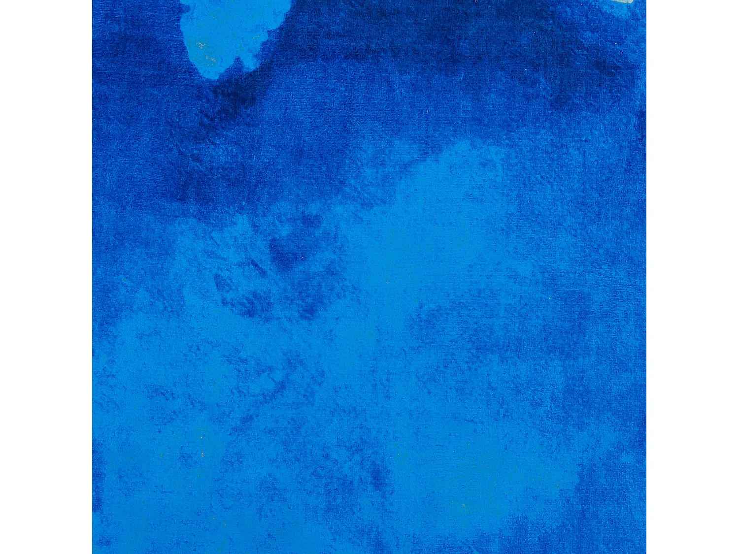 Wunderschöner, moderner Teppich mit abstraktem Muster in Blau 80 x 150 cm Odalar