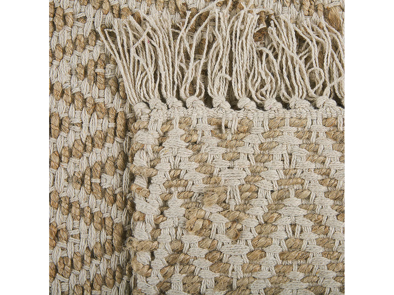 Dywan z juty 50 x 80 cm beżowy AFRIN