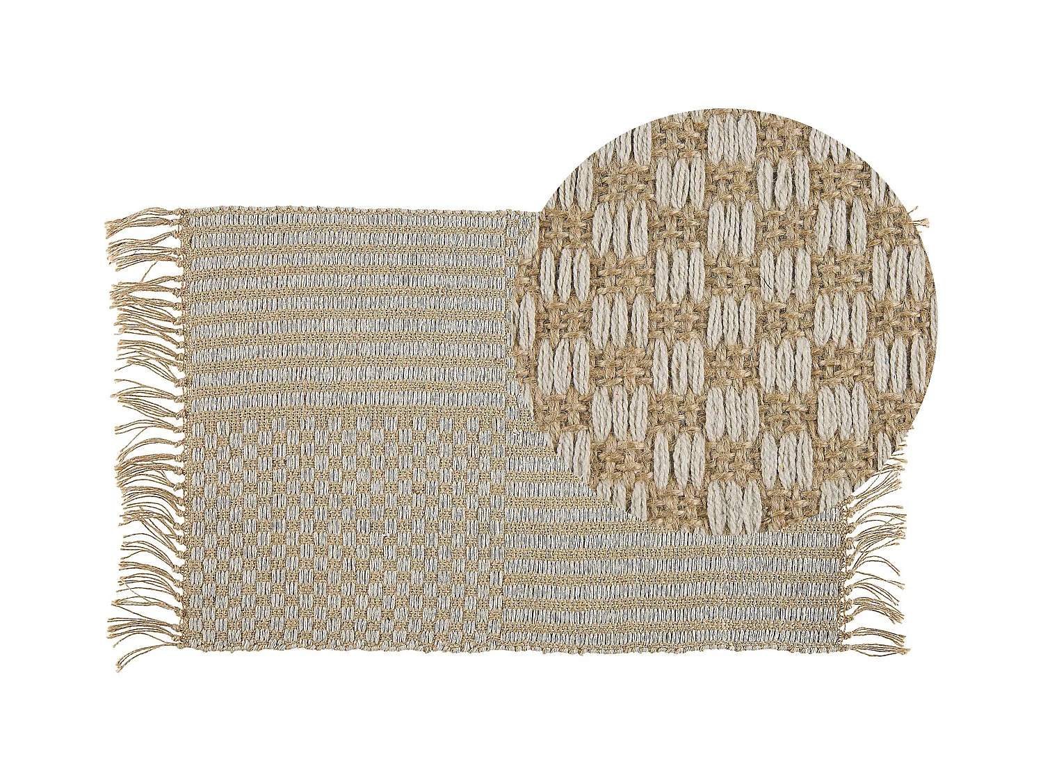Tapis ADABAG Beige 50 x 80 cm Jute
