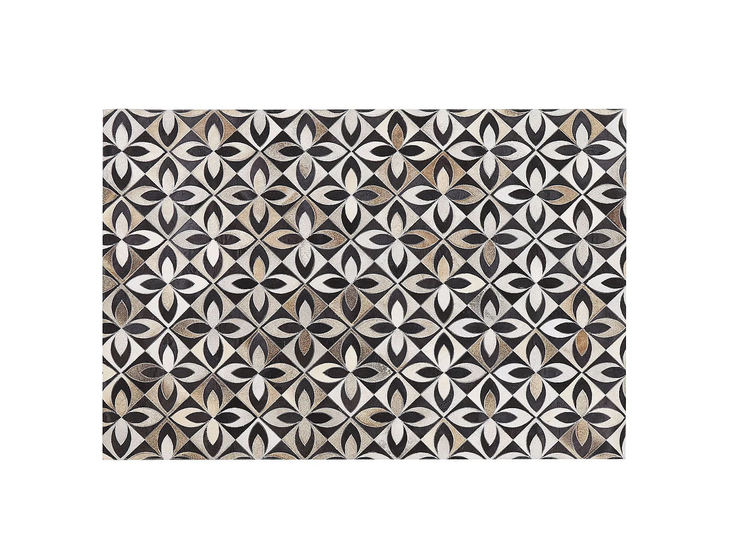 Tapis ISHAN Multicolore 140 x 200 cm Cuir