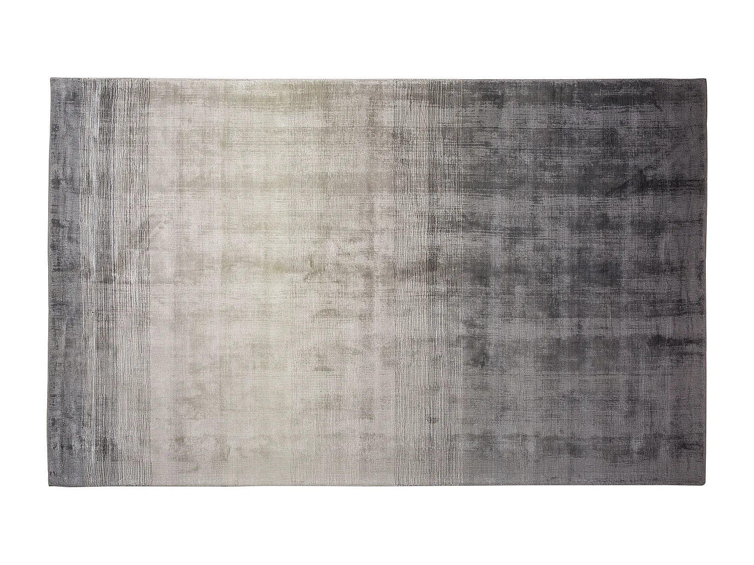 Alfombra de viscosa gris 140 x 200 cm ERCIS