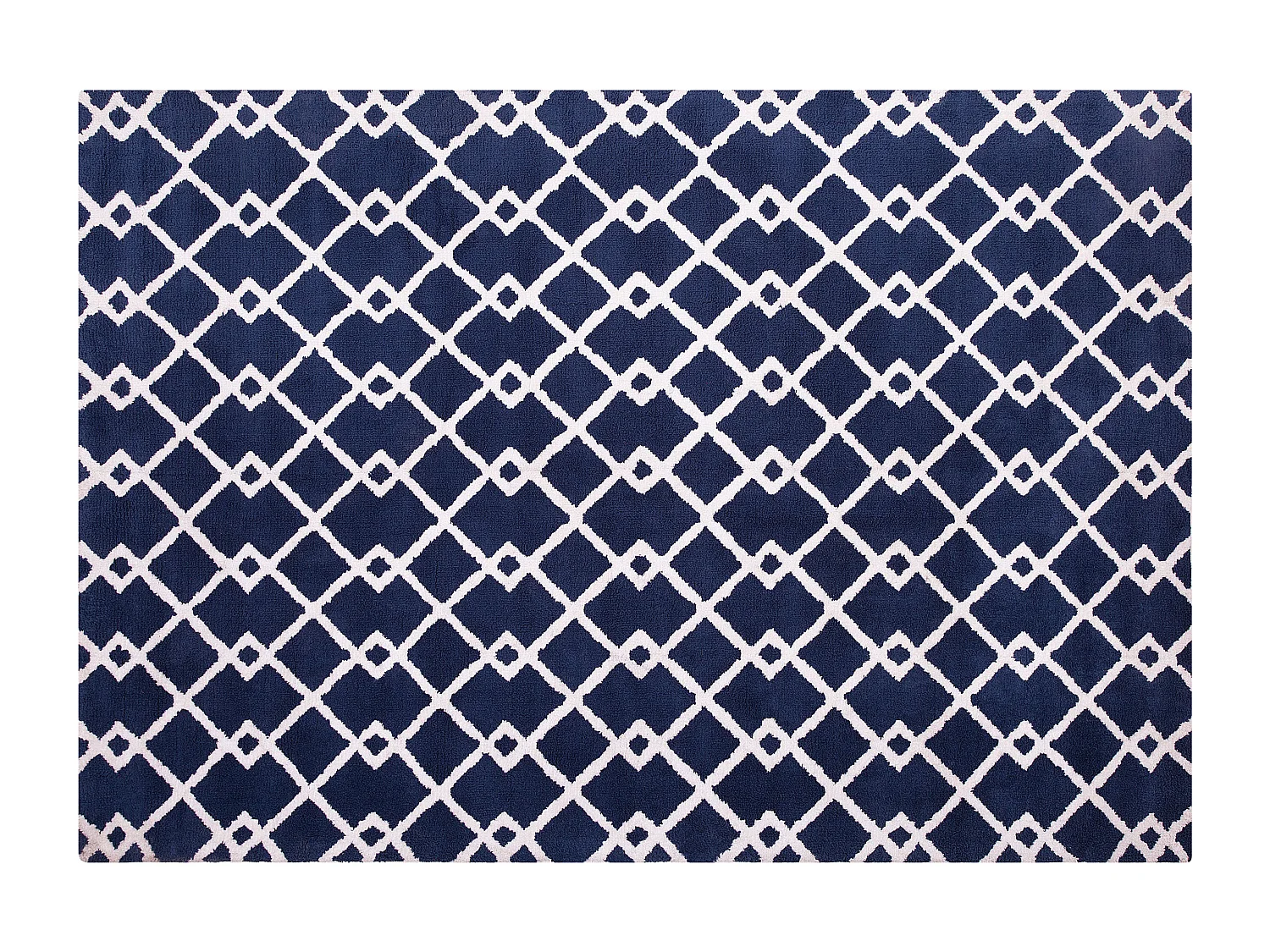 Vloerkleed polyester blauw 160 x 230 cm SERRES