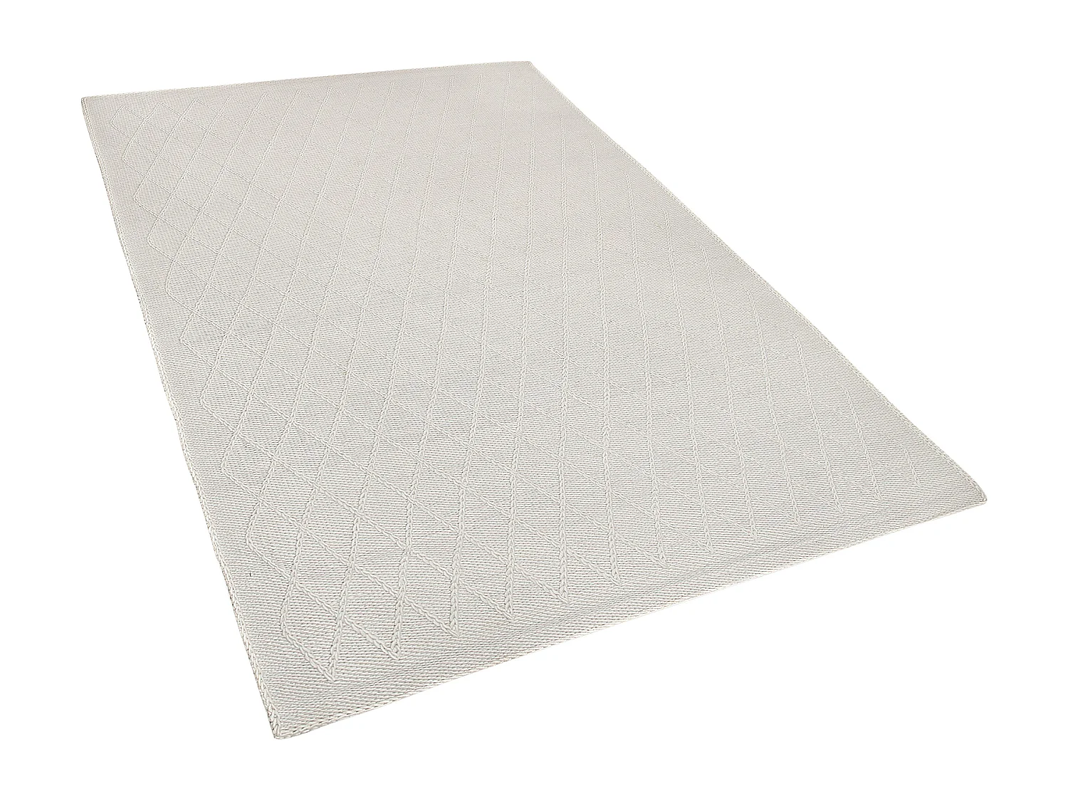 Vloerkleed wol crème 160 x 230 cm ERZIN