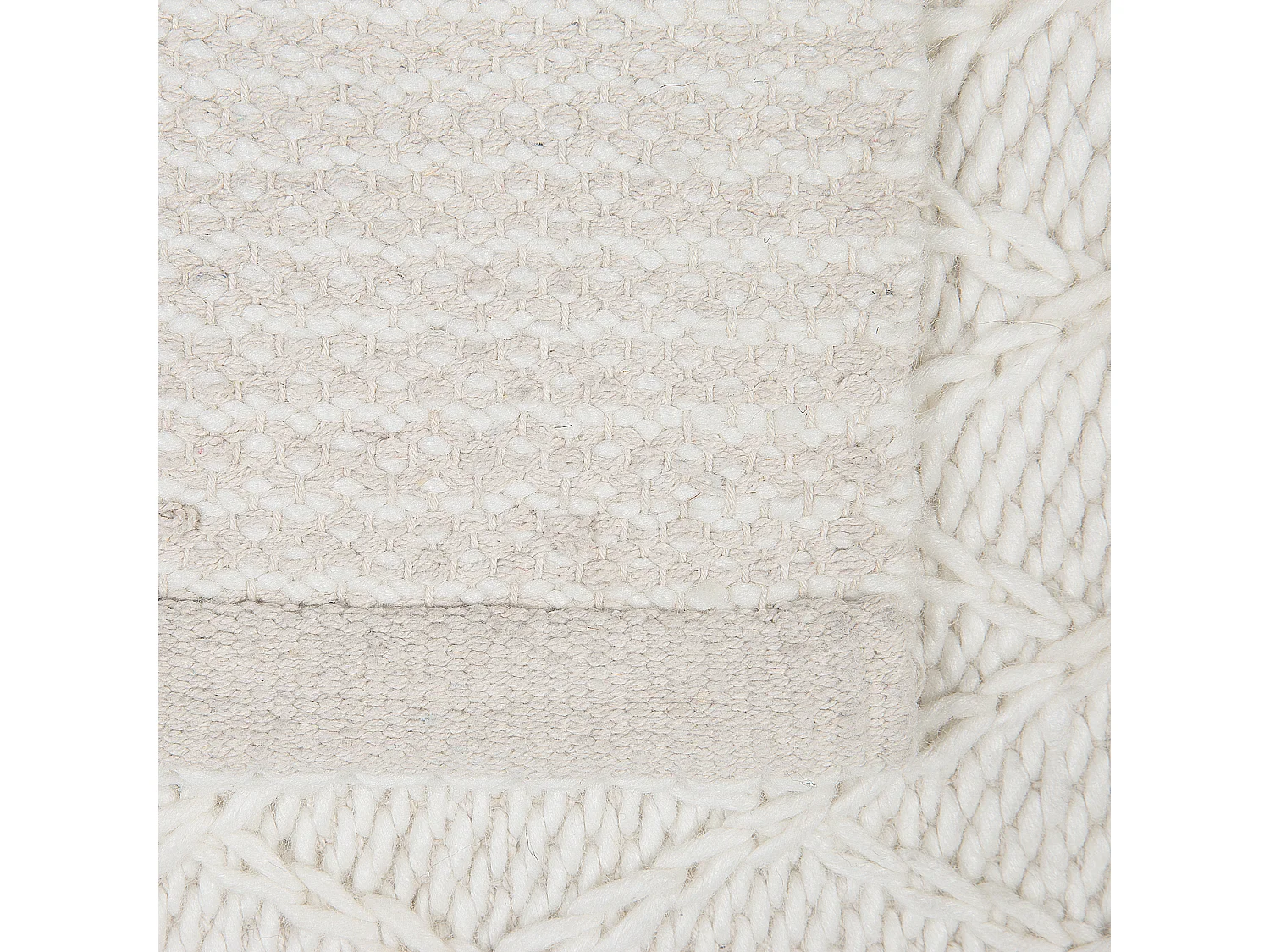 Tapis ERZIN Blanc cassé 160 x 230 cm