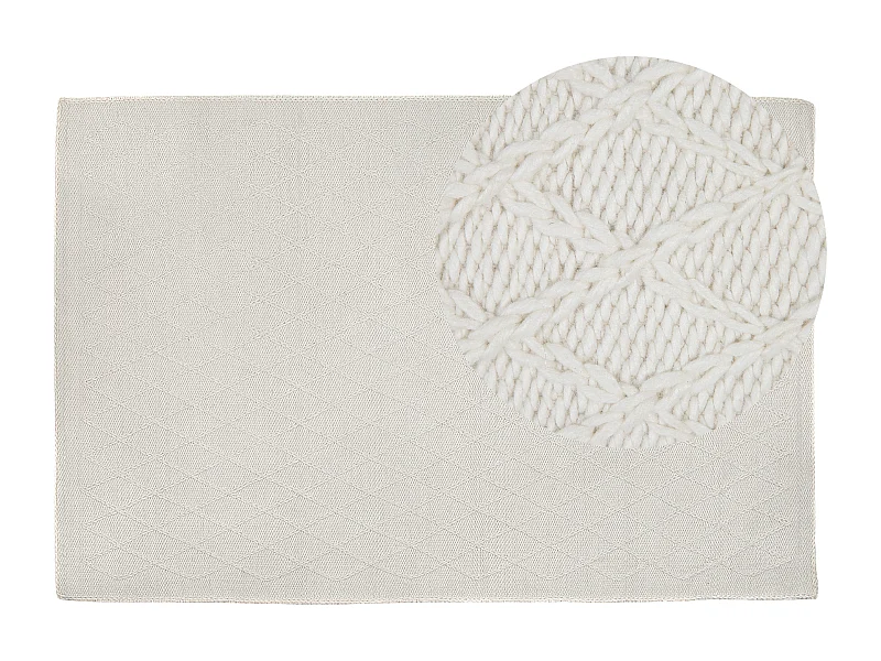 Tapis ERZIN Blanc cassé 160 x 230 cm